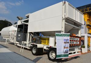 Mobile concrete dosing plant CWM Smart in M&T